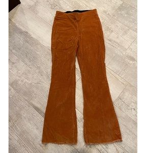 Brown Corduroy Flared Bell Bottoms